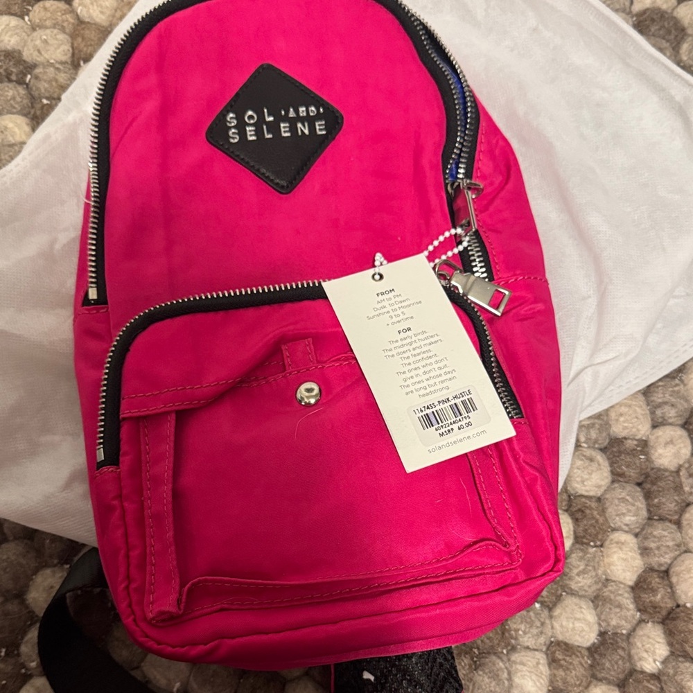 Sol & Selene Pink Backpack & foley Corina